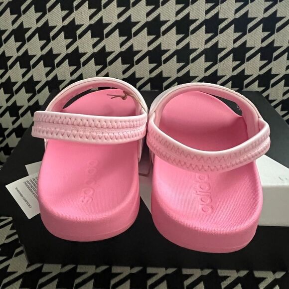 Adidas adilette Estrap Toddler Swimming Slides- Size 9K - Picture 4 of 7